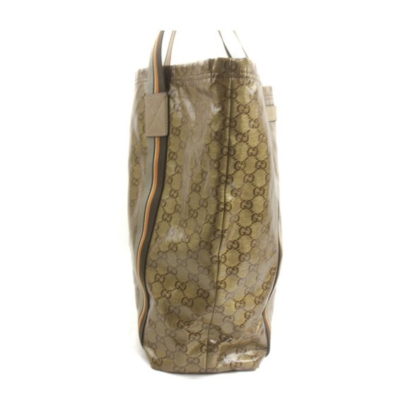 Gucci Tote Bag Gold PVC - Picture 4 of 11